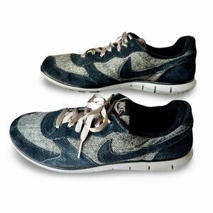 Nike Women's Eclipse 324857-002 Gray/Black Suede Running Shoes Size 7.5